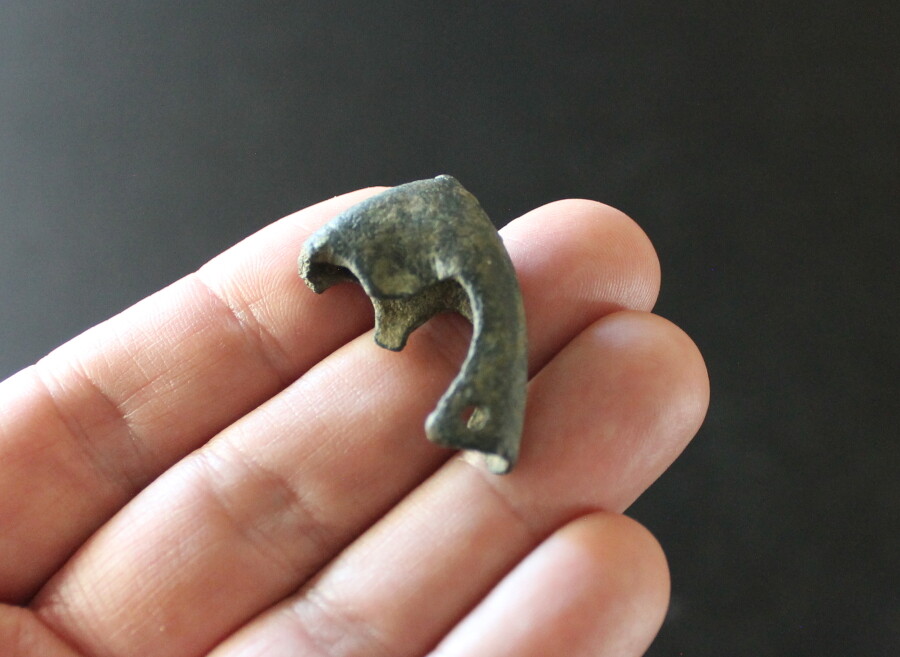 Medieval sword scabbard tip chape bronze 14th-15th century England