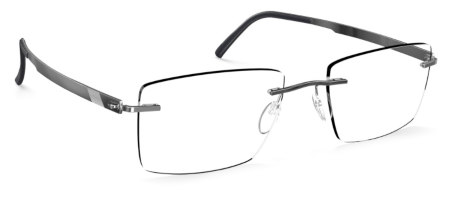New SILHOUETTE Rimless Eyeglasses Venture 5558 KY 7000 54