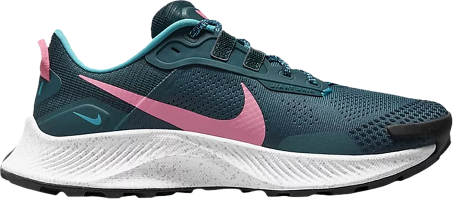 

W Кроссовки Nike Pegasus Trail 3 Dark Teal Green Pink Glow DA8698-300 женские 7, Зеленый, Nike Pegasus Trail 3