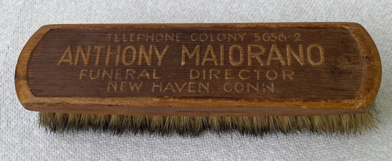 Anthony Maiorano Funeral Director New Haven Conn. Clothes/shoe Brush, Bristles