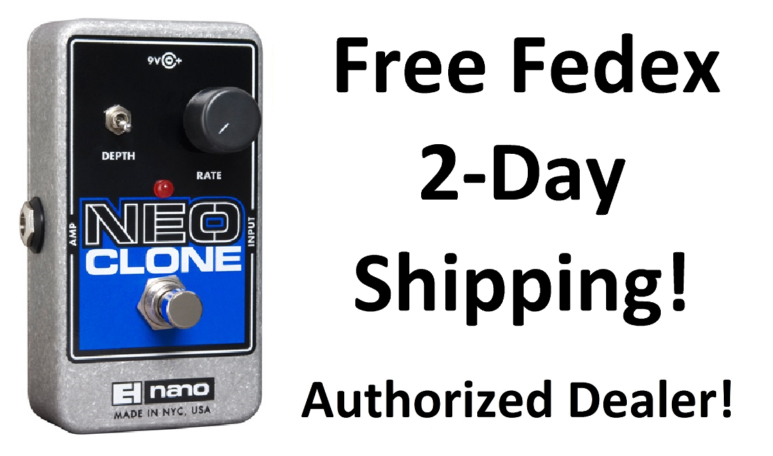 ギター electro-harmonix NEO CLONE chorus Electro-Harmonix Neo Clone Analog Chorus Pedal | Sweetwater