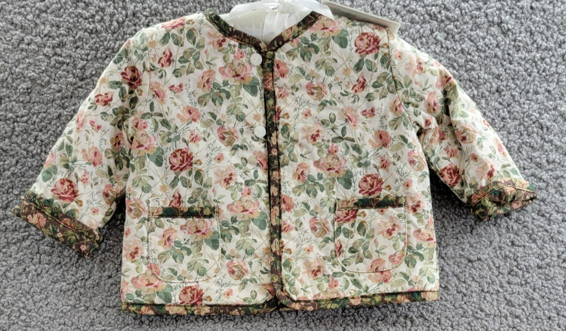 Ralph Lauren Reversible Floral Jacket & Pants Set Baby Girl's 3M Multi - 2 piece - Picture 5 of 24