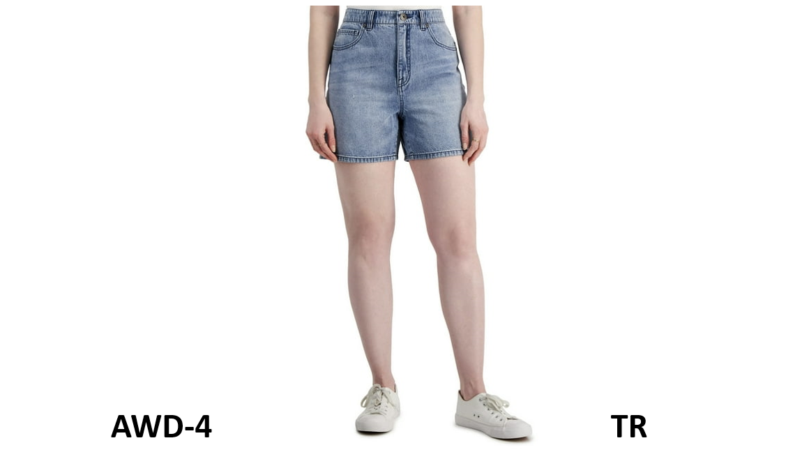 Style & Co. Women's High Rise Denim Boyfriend Shorts, Blair, Size 18