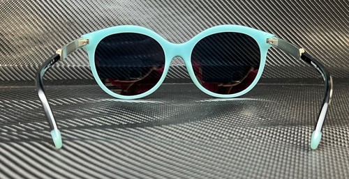 Pre-owned Tiffany & Co . Tf4175b 80554u Black Blue Grad Polarized Women's 55 Mm Sunglasses