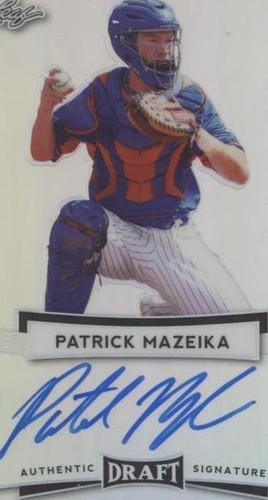 2017 Leaf Metal Draft - Patrick Mazeika #BA-PM1
