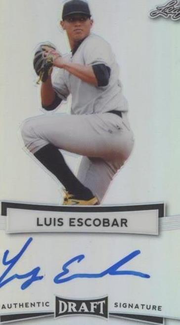 2017 Leaf Metal Draft - Luis Escobar #BA-LE1