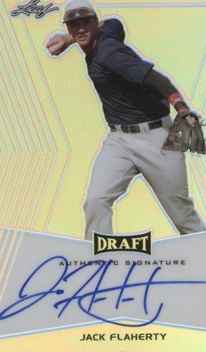 2014 Leaf Metal Draft - Jack Flaherty #BA-JF1