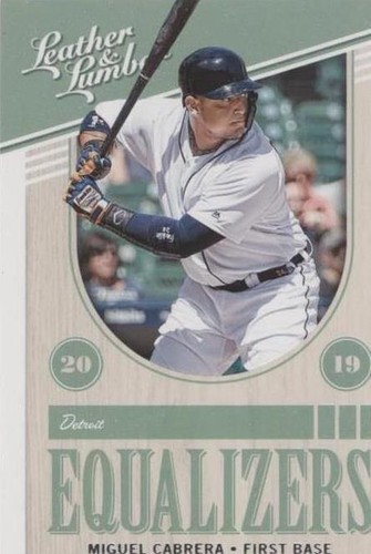 2019 Panini Leather & Lumber - Miguel Cabrera #EQ-7