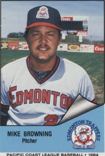 1984 Cramer Pacific Coast League - Mike Browning #114