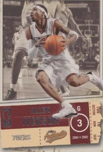 2004-05 Fleer Authentix - Allen Iverson #1