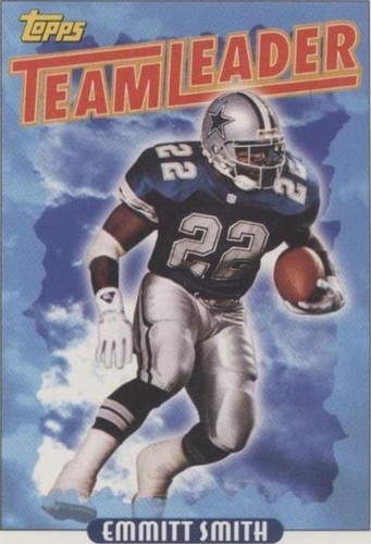 1993 Topps Emmitt Smith Dallas Cowboys Team Leader Card #173