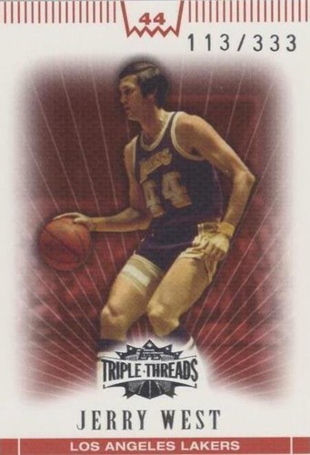 2007-08 Topps Triple Threads - Jerry West #100