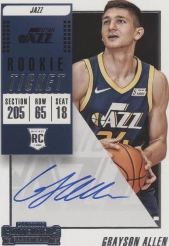 2018-19 Panini Contenders - Grayson Allen #130