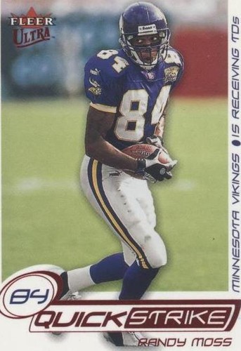 2001 Fleer Ultra Randy Moss #8 QS