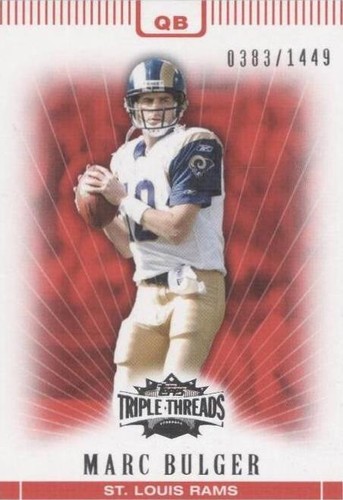2007 Topps Triple Threads Marc Bulger #5