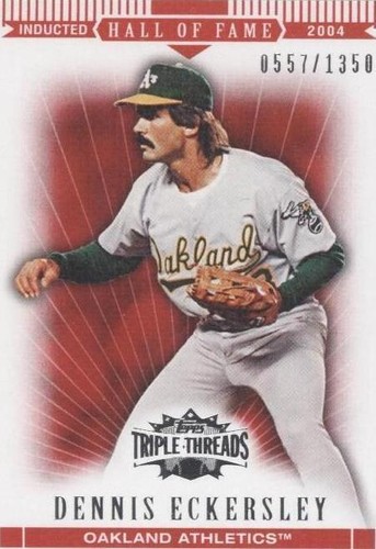 2007 Topps Triple Threads - Dennis Eckersley #40