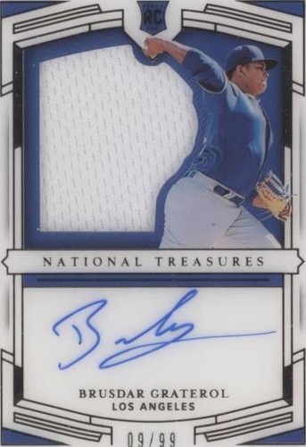 2020 Panini National Treasures - Brusdar Graterol #RSS-BG