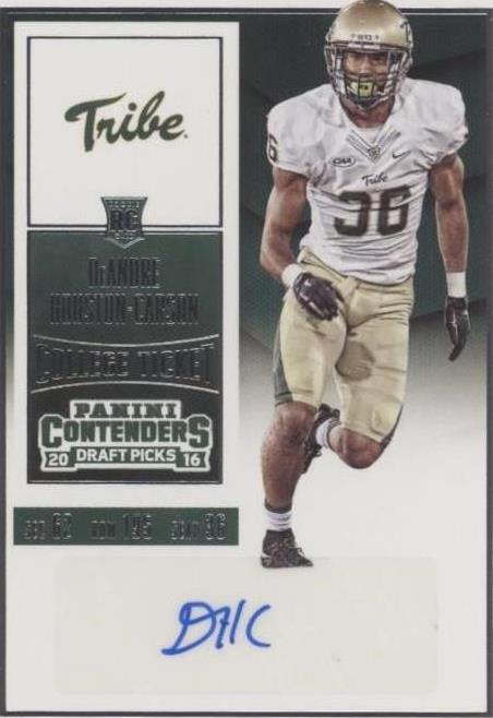 2016 Panini Contenders Draft Picks DeAndre Houston-Carson #300