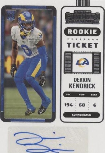 2022 Panini Contenders Derion Kendrick #248