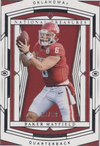 2020 Panini National Treasures Collegiate Baker Mayfield #5