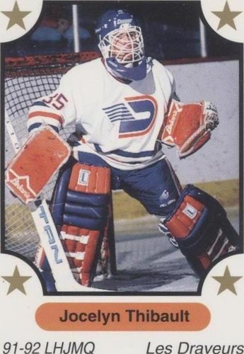 1991-92 7th Inning Sketch LHJMQ - Jocelyn Thibault #123