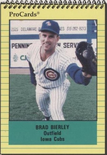 1991 ProCards Minor League - Brad Bierley #1073