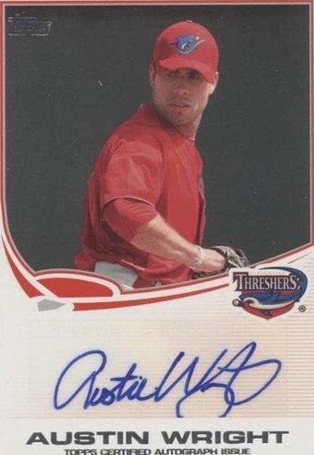 2013 Topps Pro Debut - Austin Wright #PDA-AW