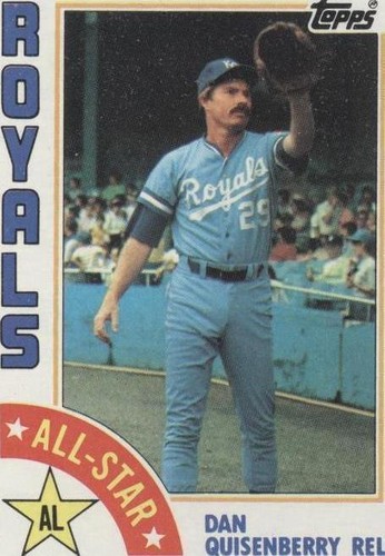 アメリカ軍・エンドテーブル・1984 1984 Topps #718 AL Active Career Save Leaders (Fingers