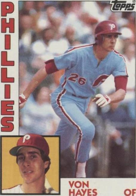 Topps 1984 - Von Hayes #587