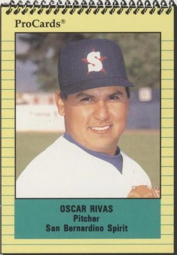 1991 ProCards Minor League - Oscar Rivas #1988