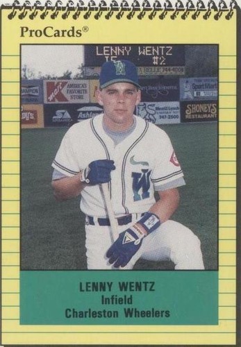 1991 ProCards Minor League - Lenny Wentz #2897