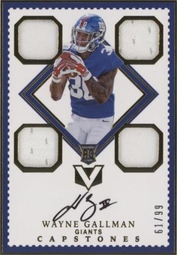 2017 Panini Vertex Wayne Gallman #116