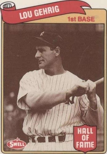 1989 Swell Baseball Greats - Lou Gehrig #25