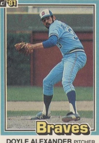 1981 Donruss - Doyle Alexander #448