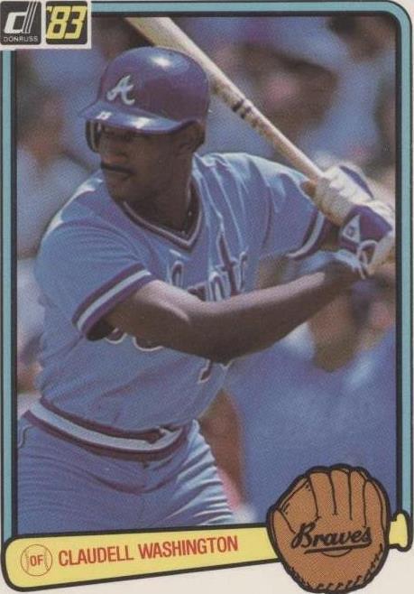 1983 Donruss - Claudell Washington #249