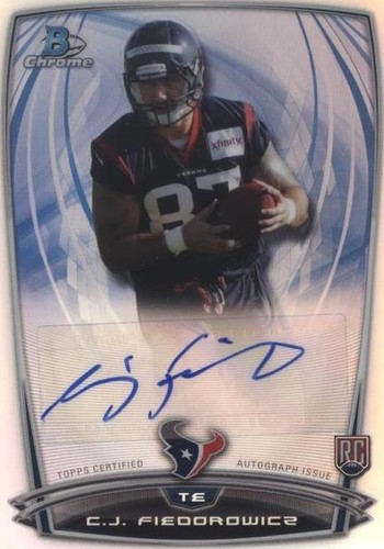 2014 Bowman Chrome C.J. Fiedorowicz #RCRA-CJF