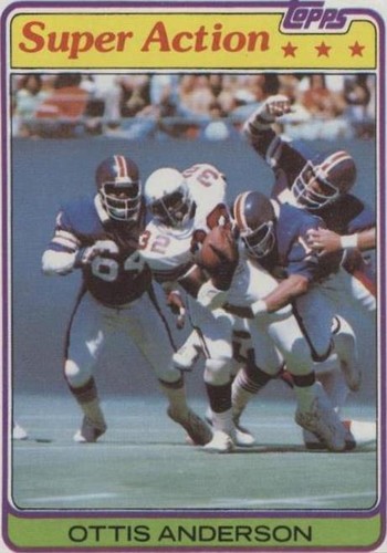 1981 Topps Ottis Anderson #12