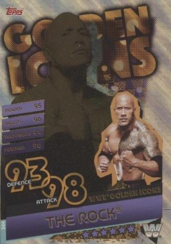 2020 Topps WWE Slam Attax Reloaded - The Rock #344