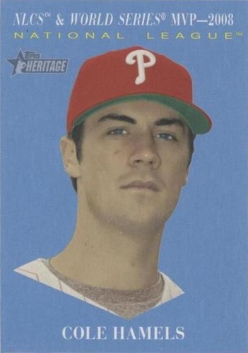 2010 Topps Heritage - Cole Hamels #480