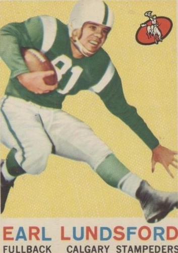 1959 Topps CFL Earl Lunsford #21