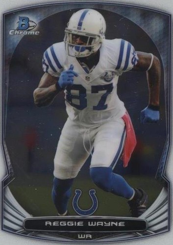 2014 Bowman Chrome Reggie Wayne #93
