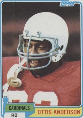 1981 Topps Ottis Anderson #365