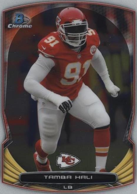 2014 Bowman Chrome Tamba Hali #18