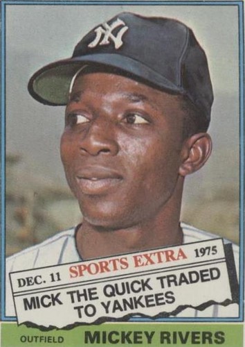 1976 Topps - Mickey Rivers #85T