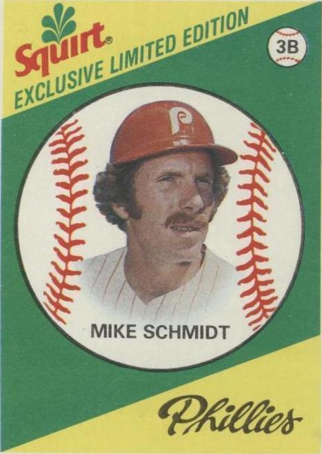 Topps Squirt 1981 edición limitada exclusiva - Mike Schmidt #8