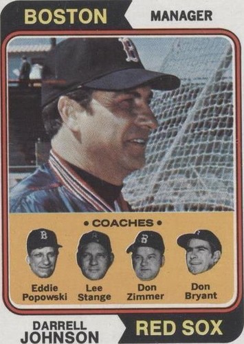 1974 Topps - Darrell Johnson Don Bryant Don Zimmer #403