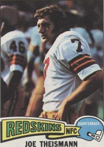 1975 Topps Joe Theismann #416
