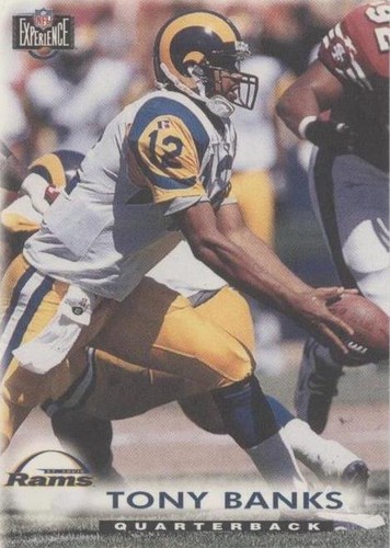 1997 Score Board NFL Experience Tony Banks #42