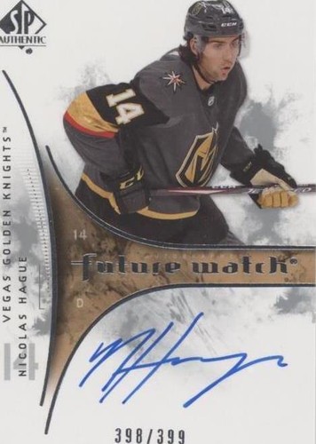 2019-20 SP Authentic - Nicolas Hague #RFWA-NH