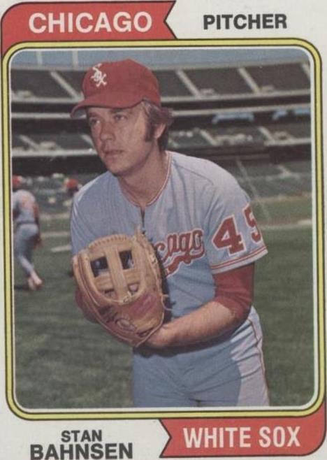 1974 Topps - Stan Bahnsen #254